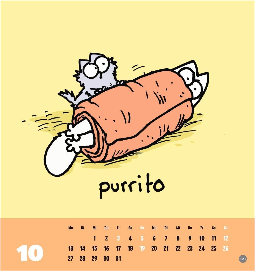 Bild: 9783756408610 | Simons Katze Postkartenkalender 2025 | Kalender | Spiralbindung | 2025