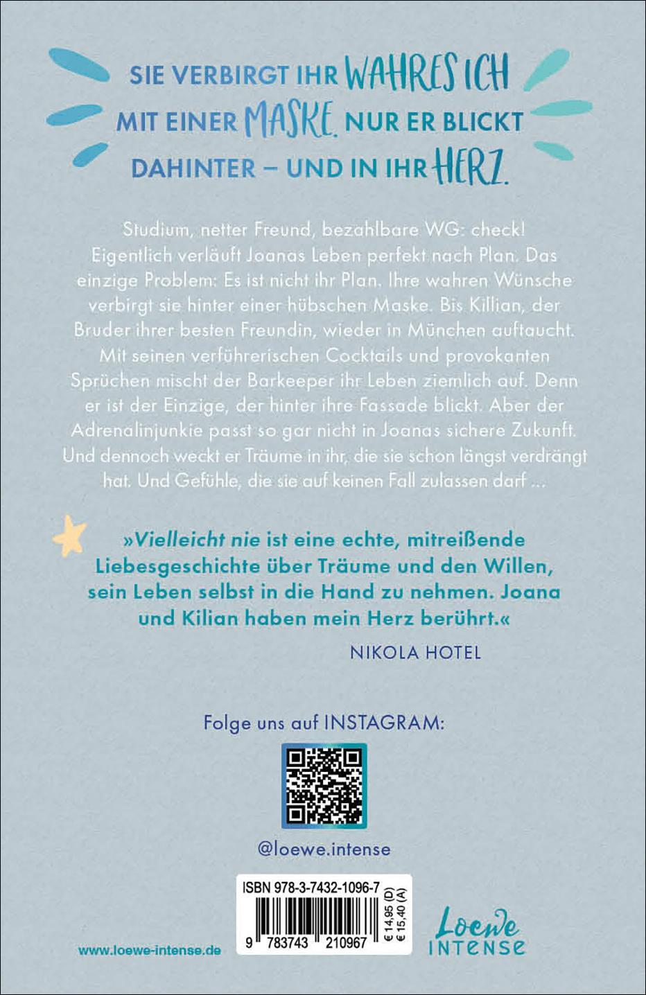 Rückseite: 9783743210967 | Vielleicht nie (Vielleicht-Trilogie, Band 2) | Carolin Wahl | Buch