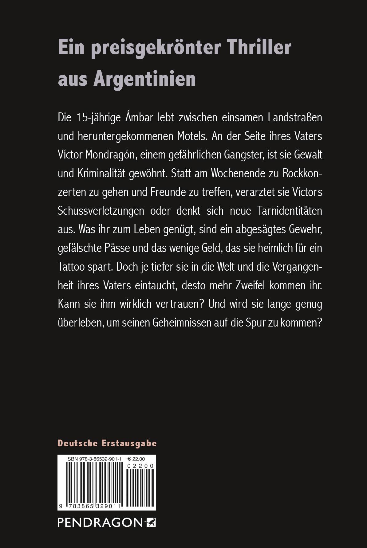 Rückseite: 9783865329011 | Ámbar | Thriller | Nicolás Ferraro | Taschenbuch | 280 S. | Deutsch