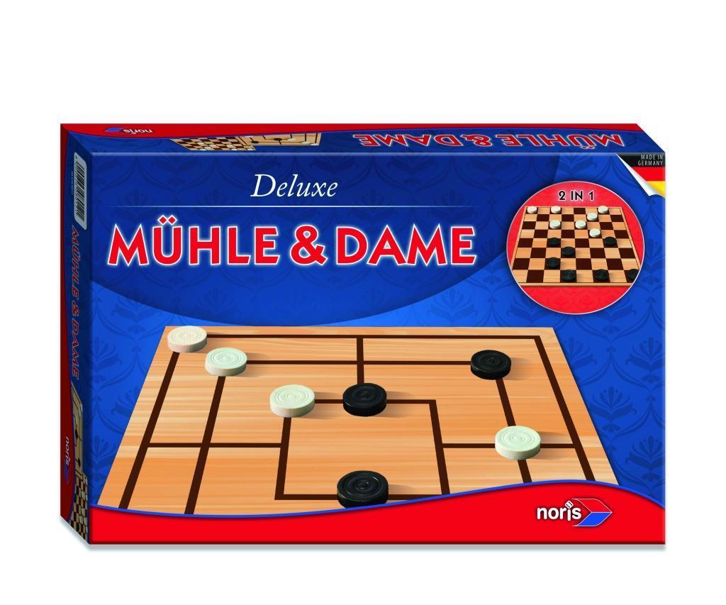 Bild: 4000826080121 | Deluxe - Mühle & Dame | 2 Spieler | Spiel | Deutsch | 2015 | NORIS