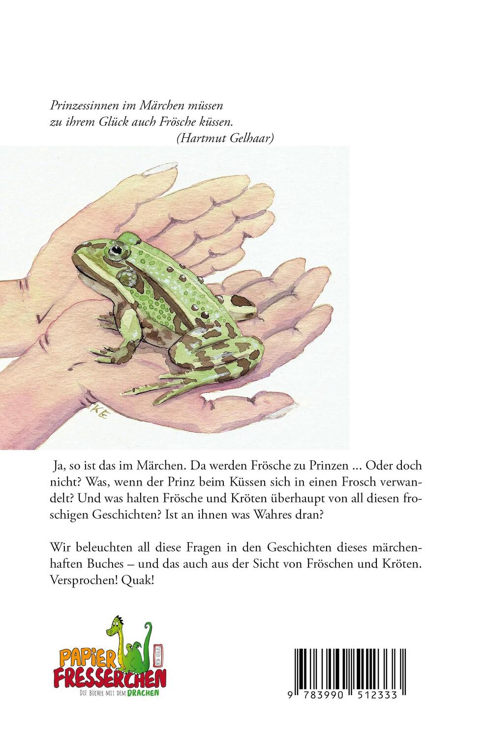 Rückseite: 9783990512333 | Die Sache mit dem Frosch | Martina Meier | Taschenbuch | 130 S. | 2024