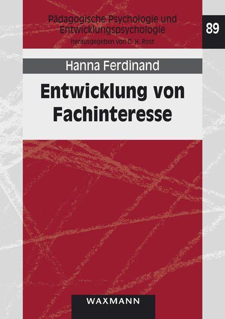 Cover: 9783830929796 | Entwicklung von Fachinteresse | Hanna Ferdinand | Taschenbuch | 214 S.