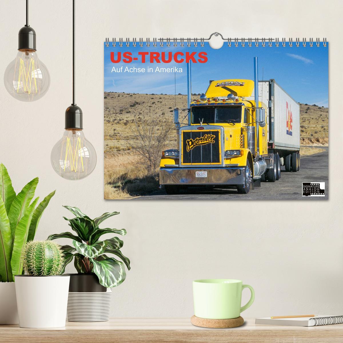 Bild: 9783435207268 | US-Trucks - Auf Achse in Amerika (Wandkalender 2025 DIN A4 quer),...