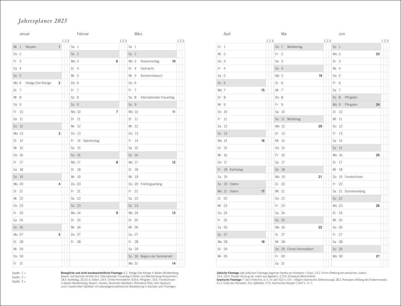 Bild: 9783756407996 | Diario Wochen-Kalenderbuch A6, grün 2025 | Buch | Bürokalender Heye