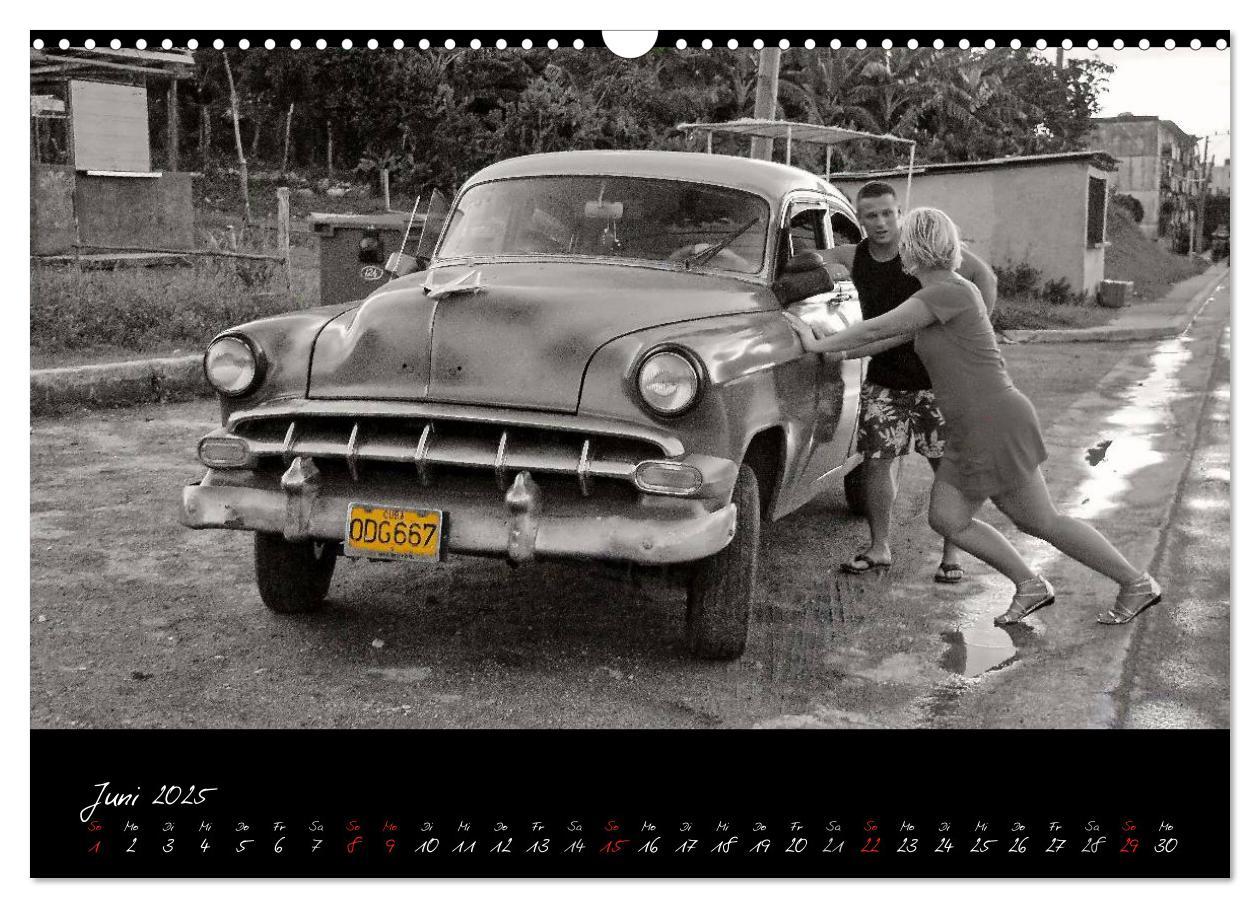 Bild: 9783435828630 | Kuba und die Oldtimer (Wandkalender 2025 DIN A3 quer), CALVENDO...