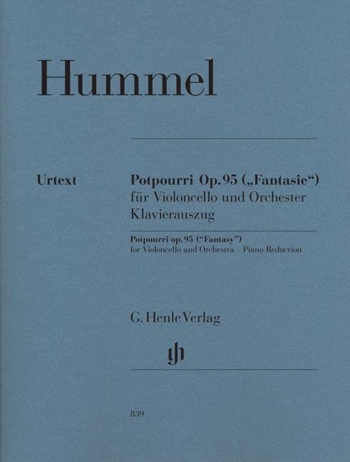 Cover: 9790201808390 | Potpourri (Fantasie) op. 95 | Johann Nepomuk Hummel | Taschenbuch