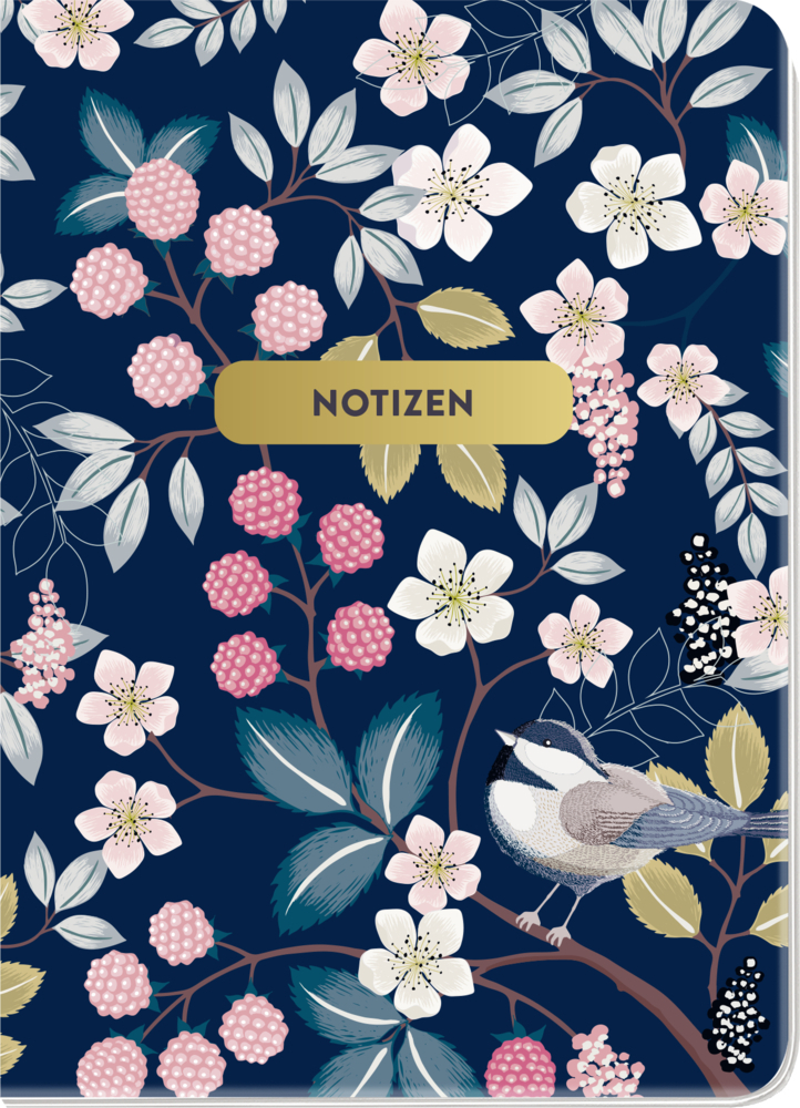 Cover: 4036442011003 | Notizheft Midsommar Beeren | Groh Verlag | Notizbuch/Blankobuch | 2023