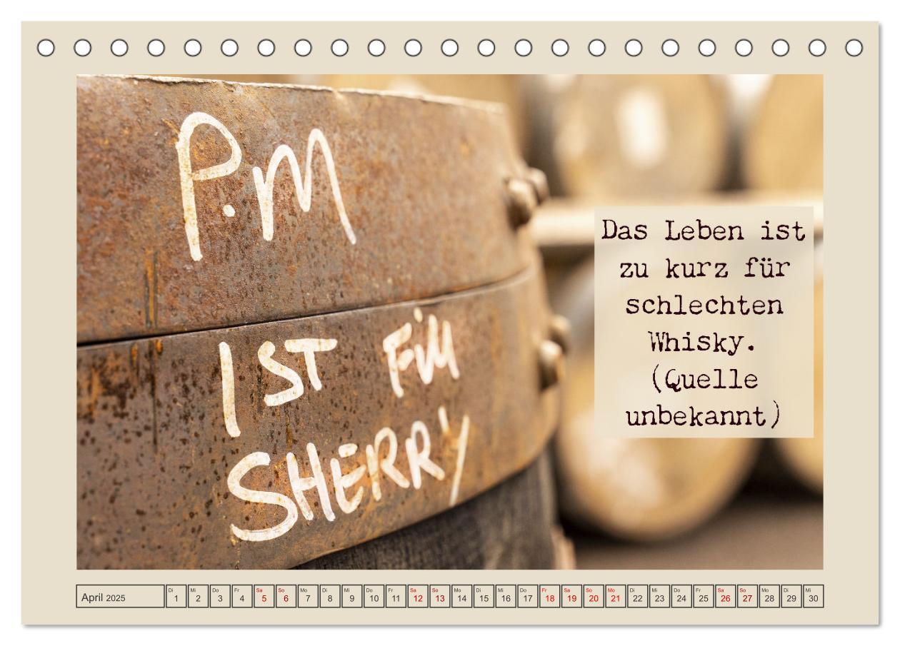 Bild: 9783383947261 | Weise Whisky-Worte (Tischkalender 2025 DIN A5 quer), CALVENDO...