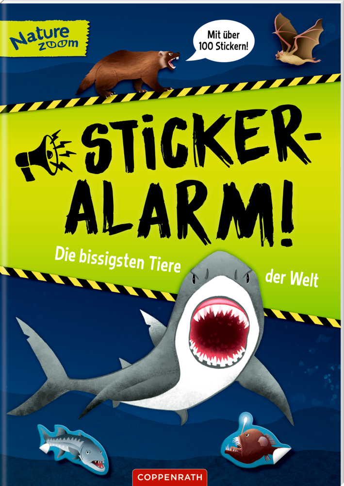 Cover: 9783649641797 | Sticker-Alarm | Die bissigsten Tiere der Welt, Mit über 100 Stickern