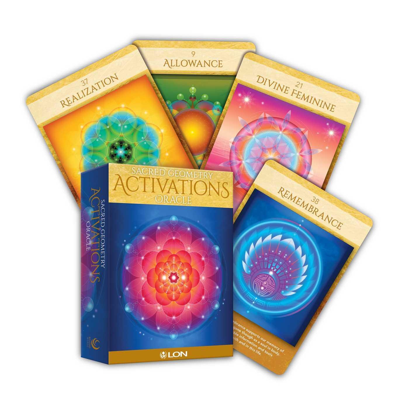 Cover: 9781582706351 | Sacred Geometry Activations Oracle [With Cards] | Lon | Taschenbuch