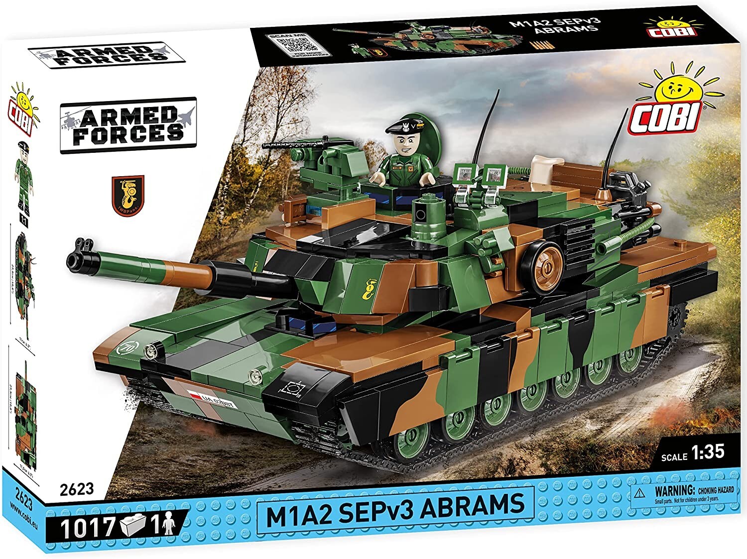 Cover: 5902251026233 | COBI Armed Force 2623 - M1A2 SEPv3 Abrams, Panzer, Bauset | 2623
