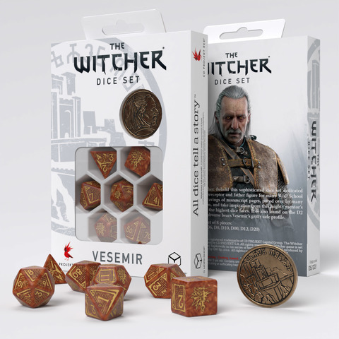 Cover: 5907699496679 | The Witcher Dice Set. Vesemir - The Wise Witcher | Q-workshop