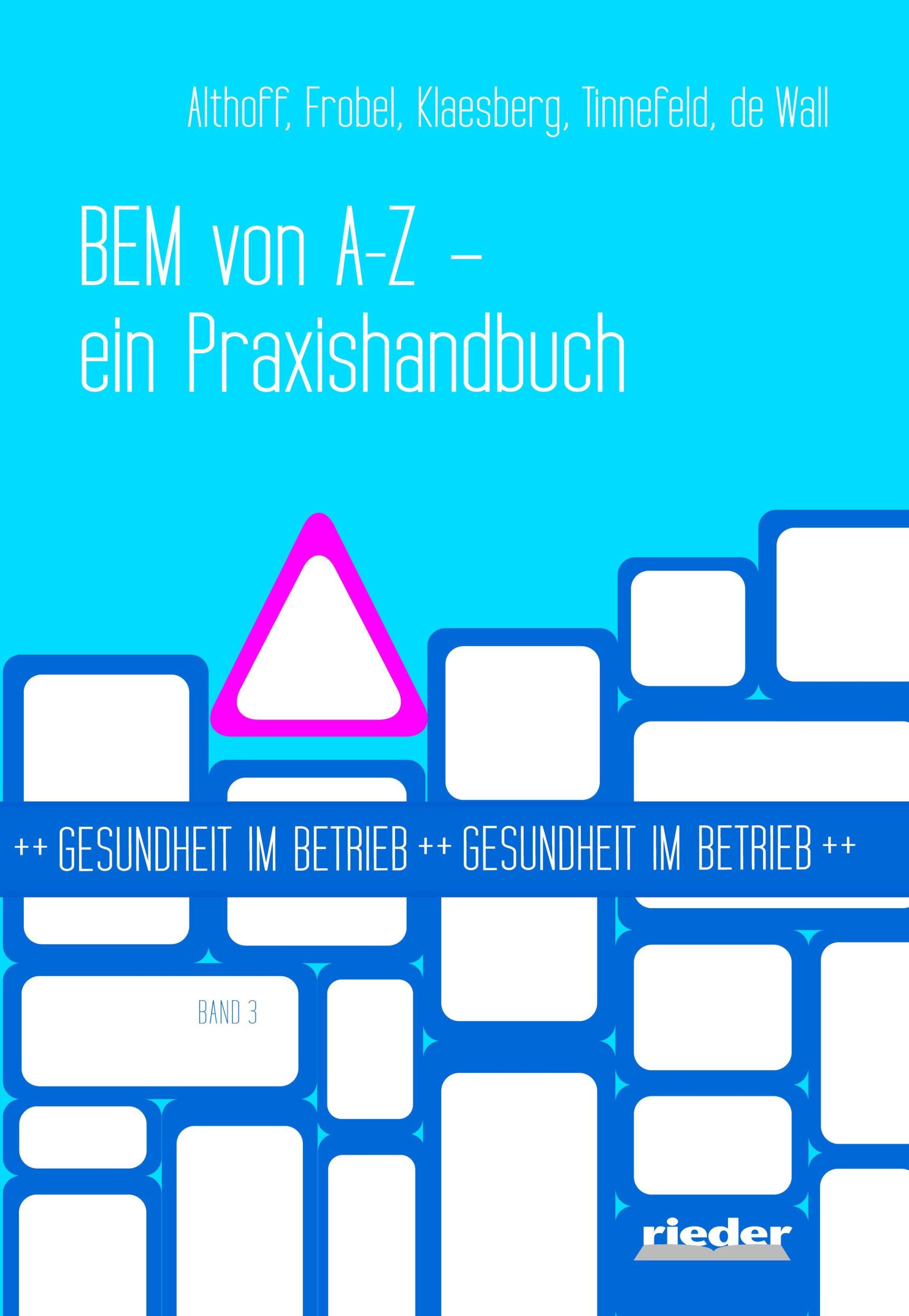 Cover: 9783949340130 | BEM von A - Z | Ein Praxishandbuch | Sandra Frobel (u. a.) | Buch