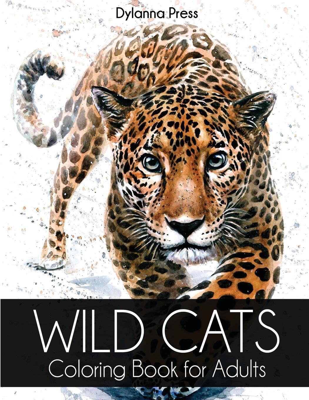 Cover: 9781647901042 | Wild Cats Coloring Book for Adults | Dylanna Press | Taschenbuch