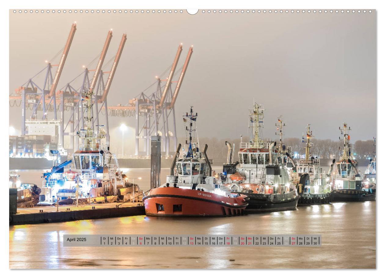 Bild: 9783435275991 | Auch das ist der Hamburger Hafen (Wandkalender 2025 DIN A2 quer),...