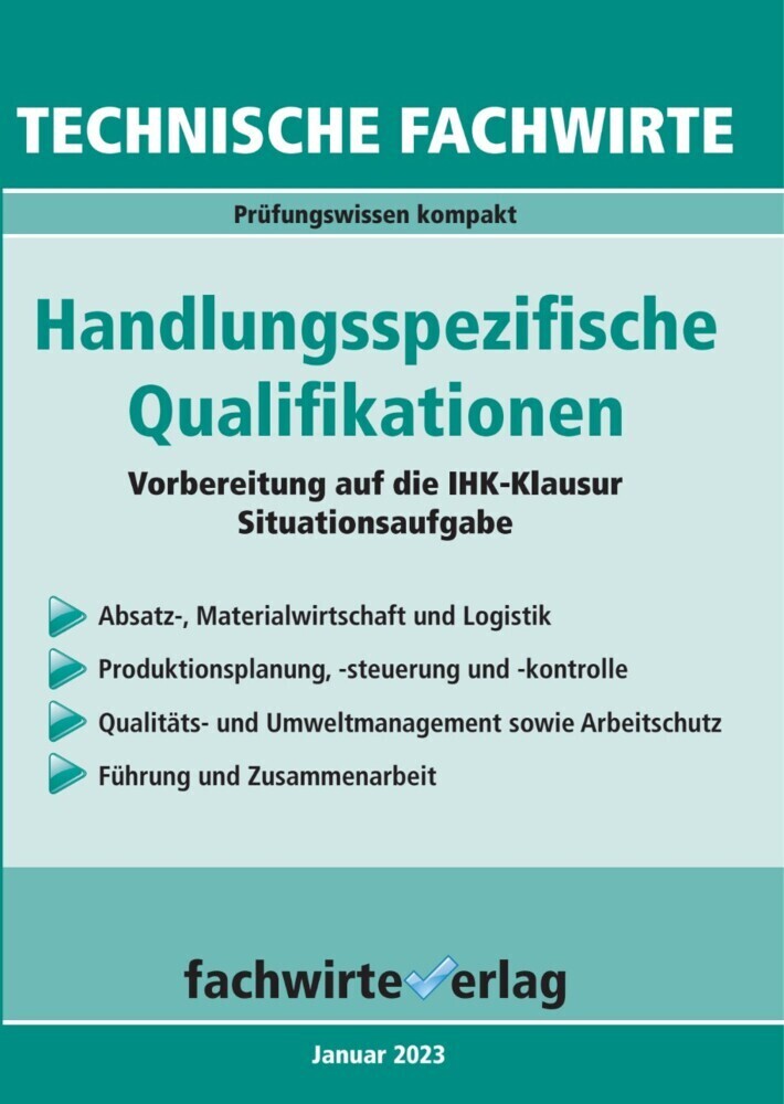 Cover: 9783958877924 | Technische Fachwirte: Handlungsspezifische Qualifikationen | Fresow