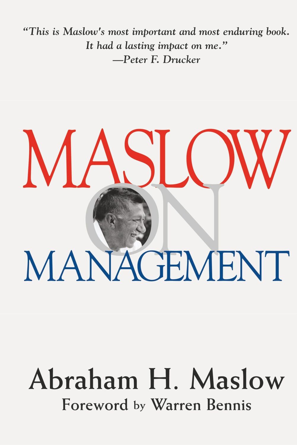 Cover: 9780471247807 | Maslow on Management | Abraham H Maslow | Buch | XXIV | Englisch