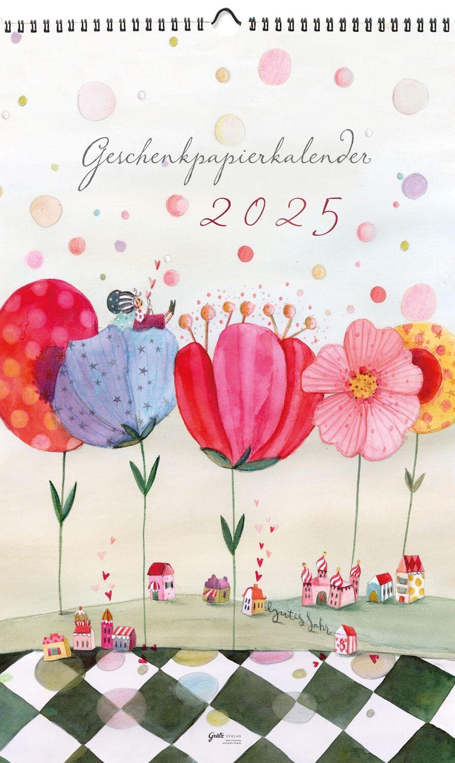 Cover: 9783949568930 | Geschenkpapierkalender 2025 | Silke Leffler | Kalender | 13 S. | 2025