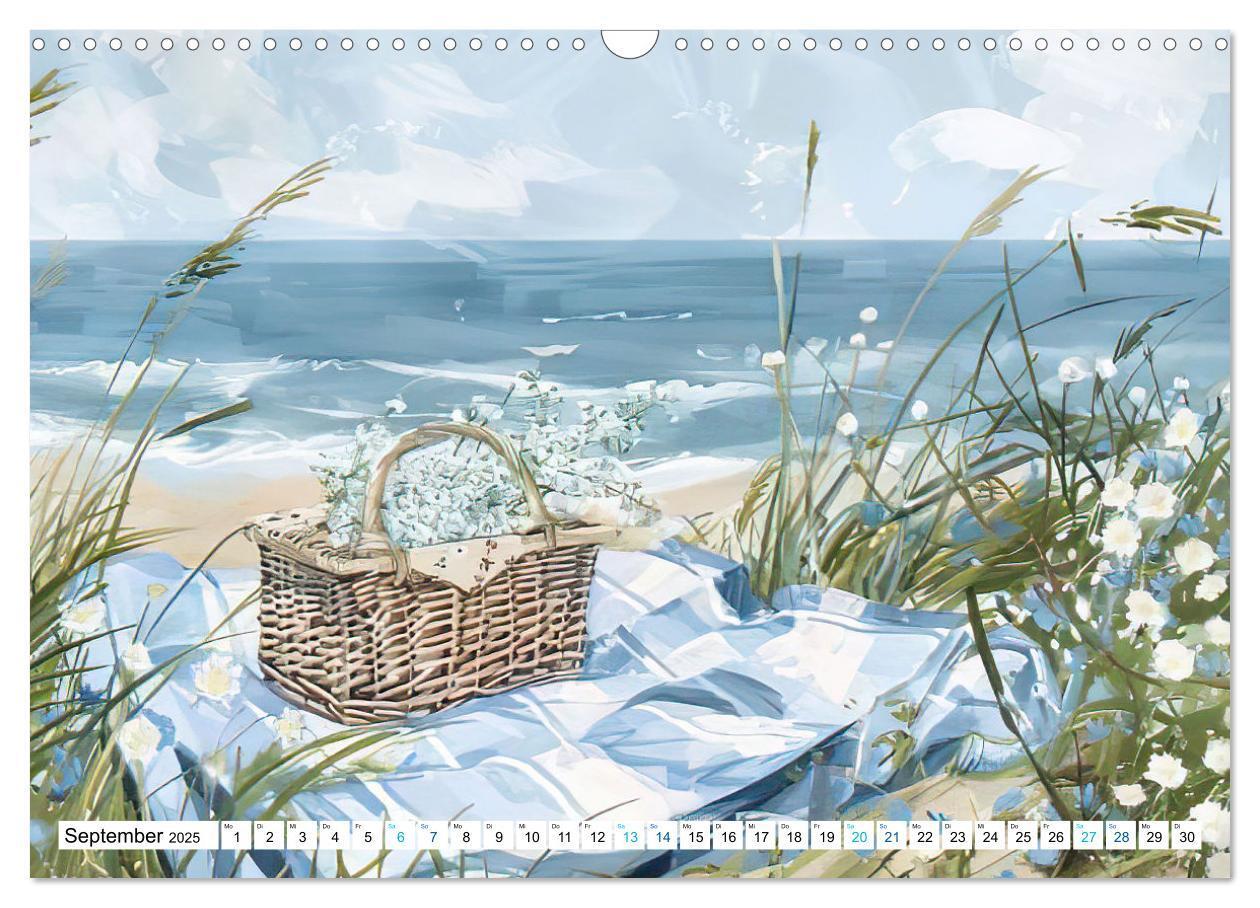 Bild: 9783457170342 | Strandträume in Aquarell (Wandkalender 2025 DIN A3 quer), CALVENDO...