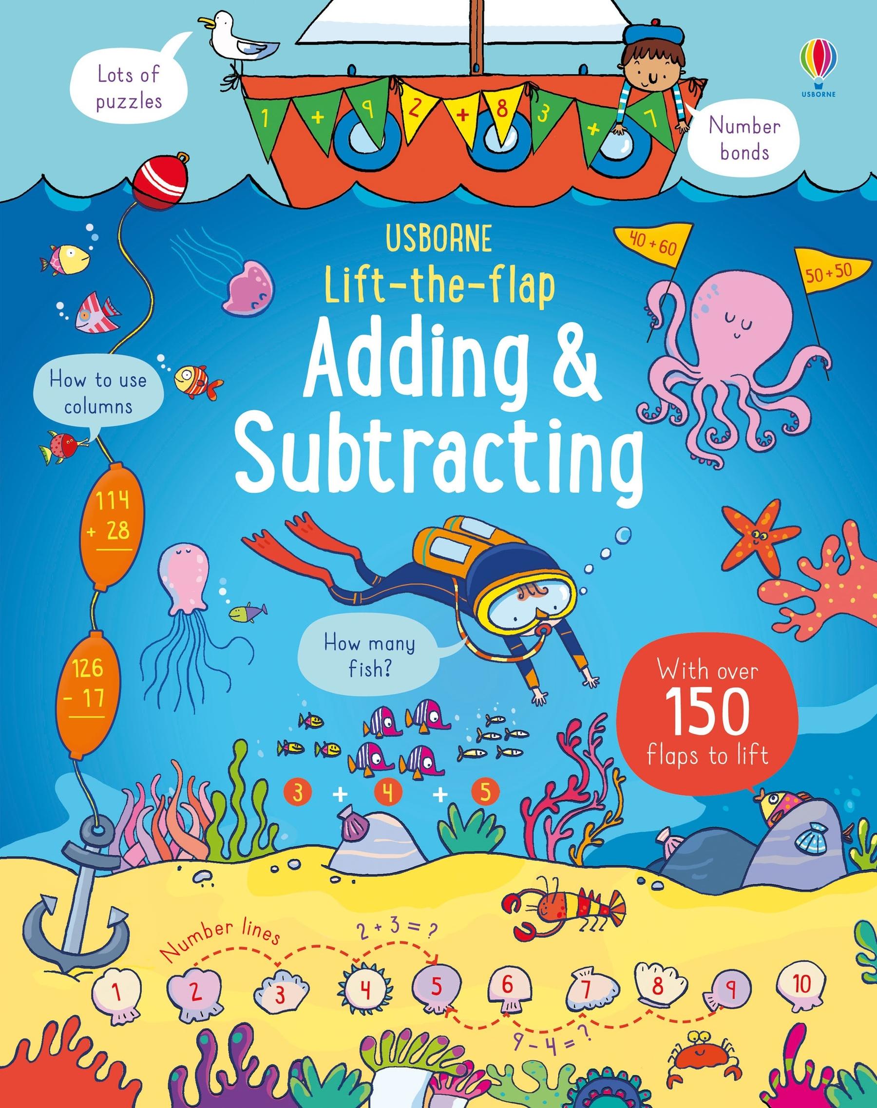 Cover: 9781474936613 | Lift-the-Flap Adding and Subtracting | Rosie Dickins (u. a.) | Buch