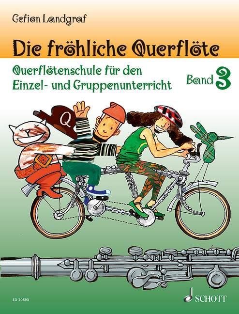 Cover: 9783795708948 | Die fröhliche Querflöte Band 3 und Spielbuch 3 | Gefion Landgraf
