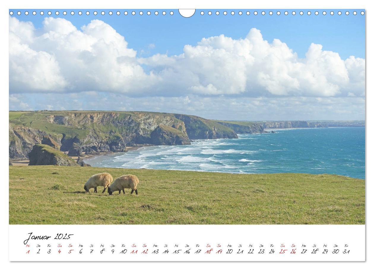 Bild: 9783435316779 | Cornwall. Der malerische Südwesten Englands (Wandkalender 2025 DIN...