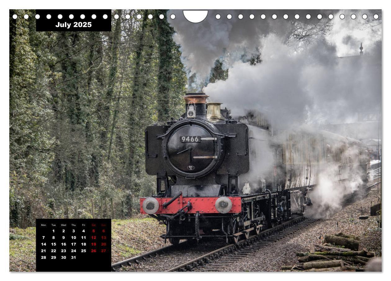 Bild: 9781325977055 | Assorted photographs of STEAM LOCOMOTIVES (Wall Calendar 2025 DIN...