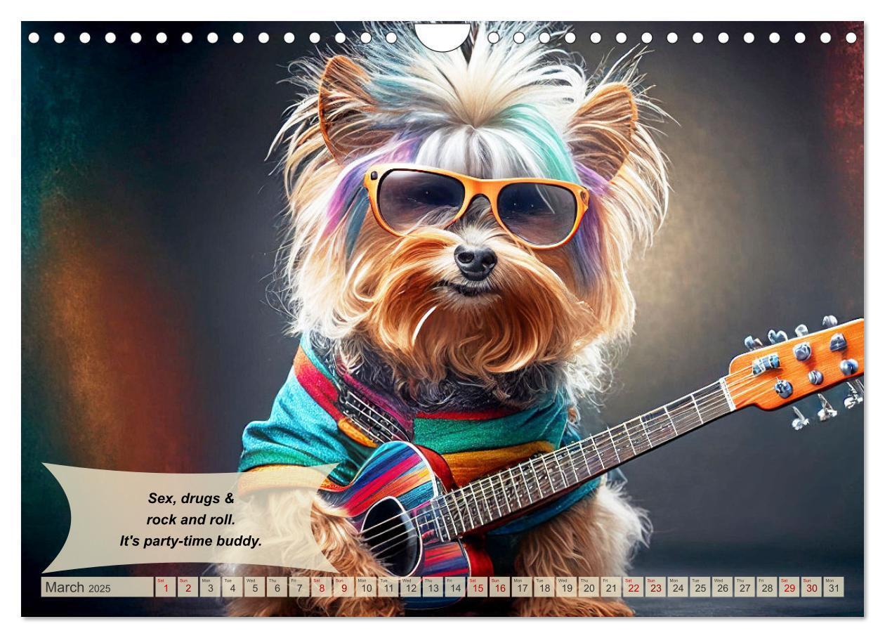 Bild: 9781325986002 | Great fun for Yorkshire Terrier lovers (Wall Calendar 2025 DIN A4...