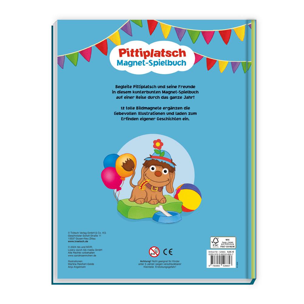 Rückseite: 9783965528857 | Trötsch Unser Sandmännchen Magnet-Spielbuch Pittiplatsch Pappenbuch...