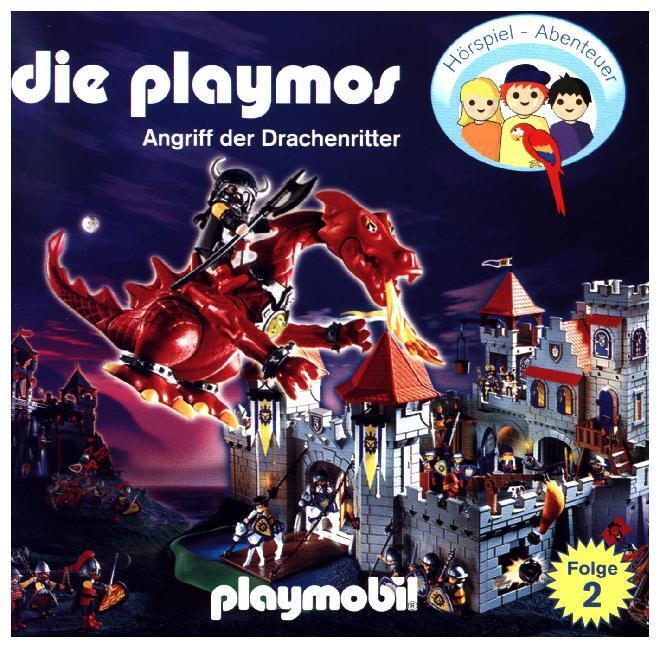 Cover: 9783785748329 | Die Playmos - Angriff der Drachenritter, 1 Audio-CD | Simon X. Rost