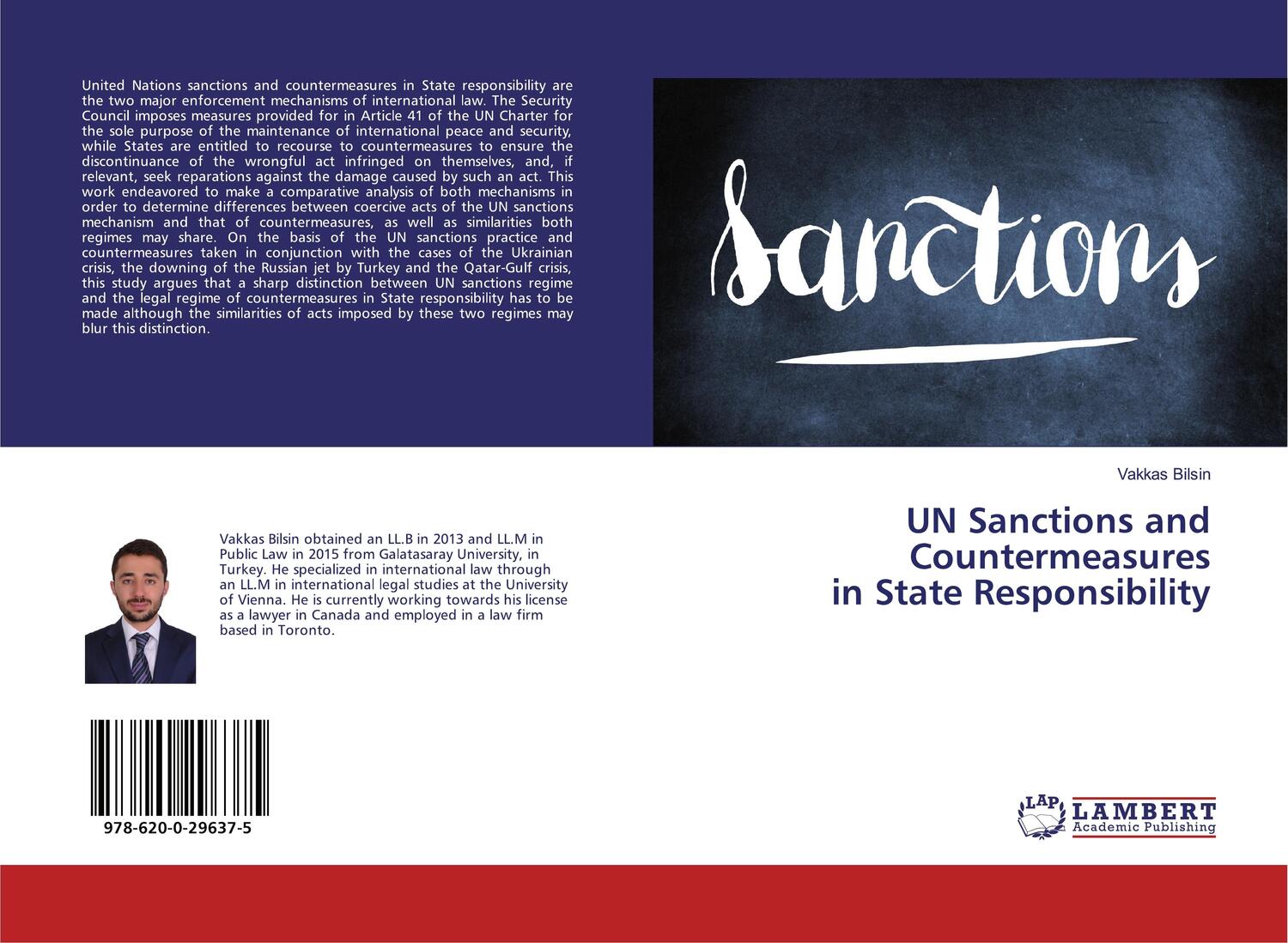 Cover: 9786200296375 | UN Sanctions and Countermeasures in State Responsibility | Bilsin