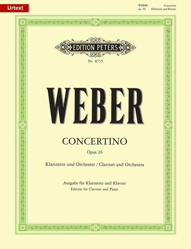 Cover: 9790014070991 | Concertino Op.26 | Hans Weber | Buch | Edition Peters