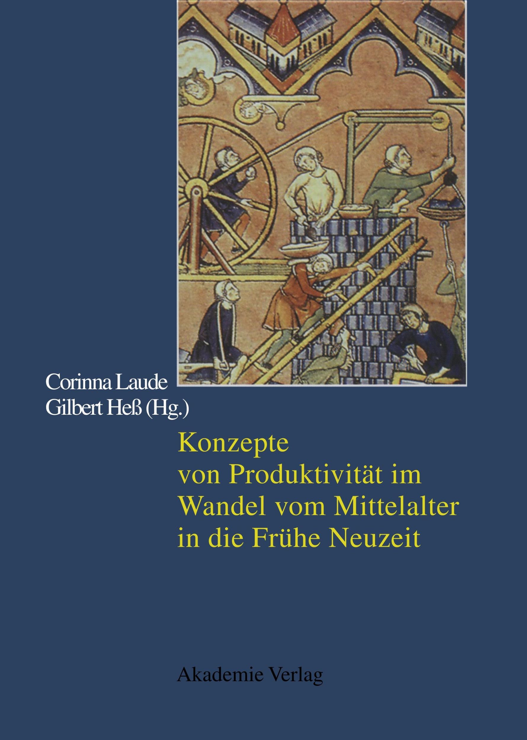 Cover: 9783050043333 | Konzepte von Produktivität im Wandel vom Mittelalter in die Frühe...