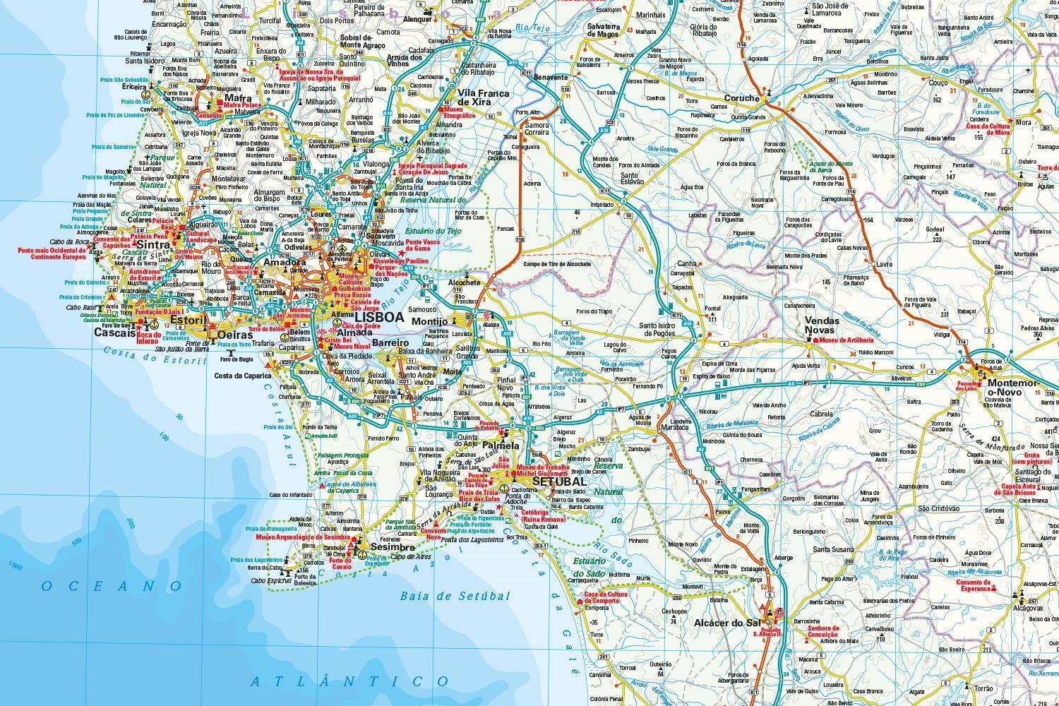 Bild: 9783831773374 | Reise Know-How Landkarte Portugal (1:350.000) | Rump | (Land-)Karte