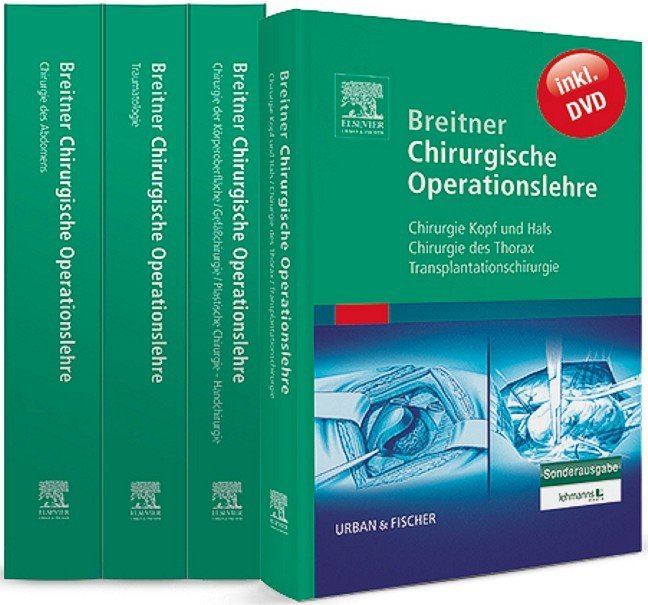 Cover: 9783865415783 | Breitner Chirurgische Operationslehre, 4 Bde., m. DVD | Breitner