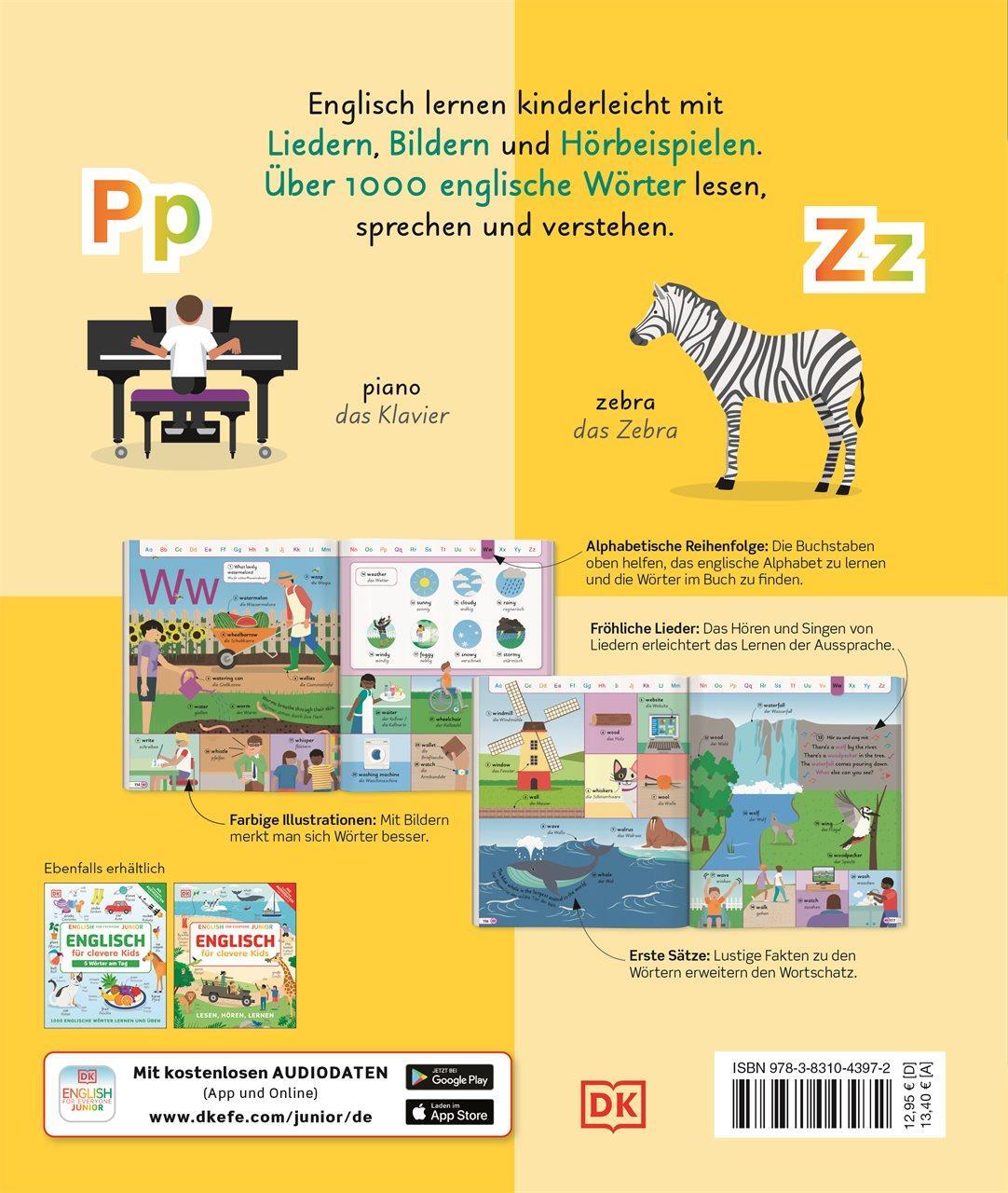 Rückseite: 9783831043972 | Englisch für clevere Kids - Bildwörterbuch | Buch | Deutsch | 2022