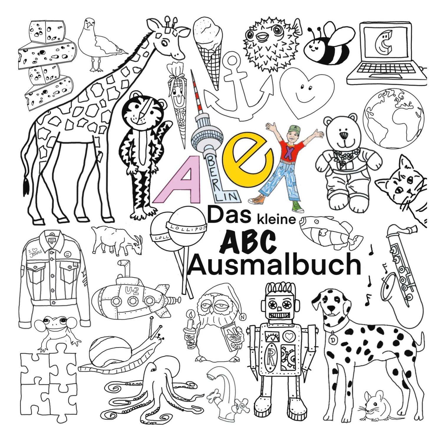 Cover: 9783758313561 | Das kleine ABC Ausmalbuch | Alex Berlin | Taschenbuch | Paperback