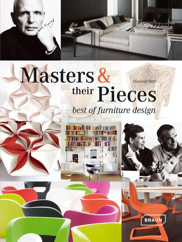 Cover: 9783037680971 | Masters + their Pieces | best of furniture design | Manuela Roth