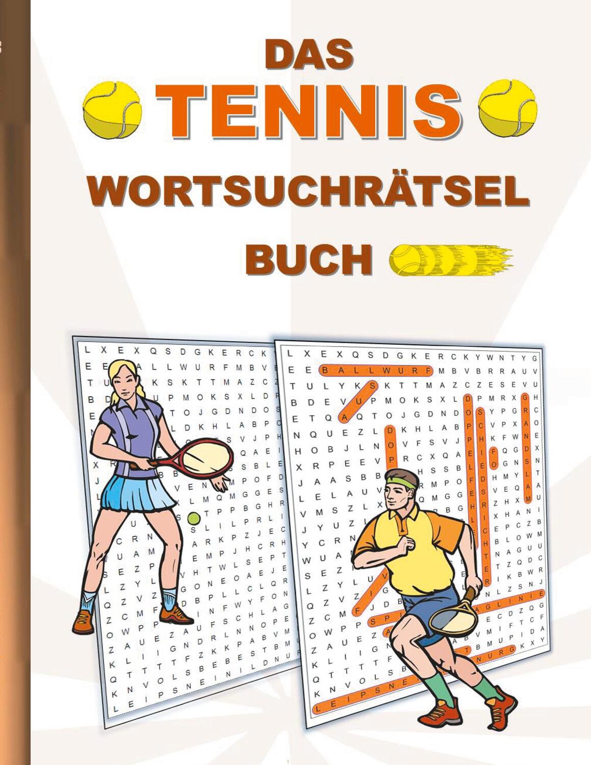 Cover: 9783754353189 | DAS TENNIS WORTSUCHRÄTSEL BUCH | Brian Gagg | Taschenbuch