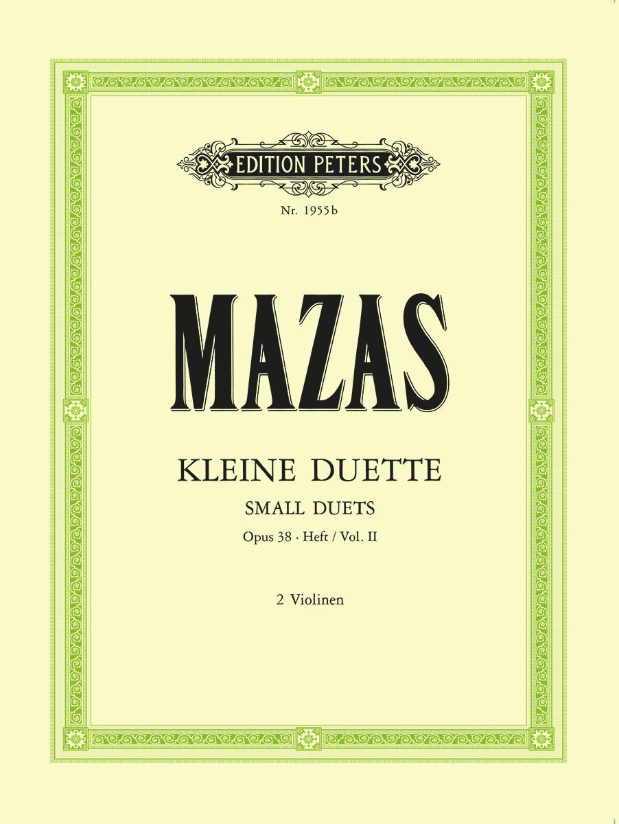 Cover: 9790014008895 | 12 Little Duets Op. 38 for 2 Violins | Nos. 7-12 (Set of Parts) | Buch