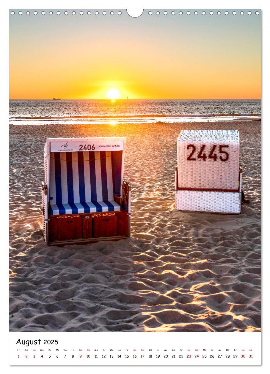 Bild: 9783435895311 | Bezauberndes Sylt (Wandkalender 2025 DIN A3 hoch), CALVENDO...