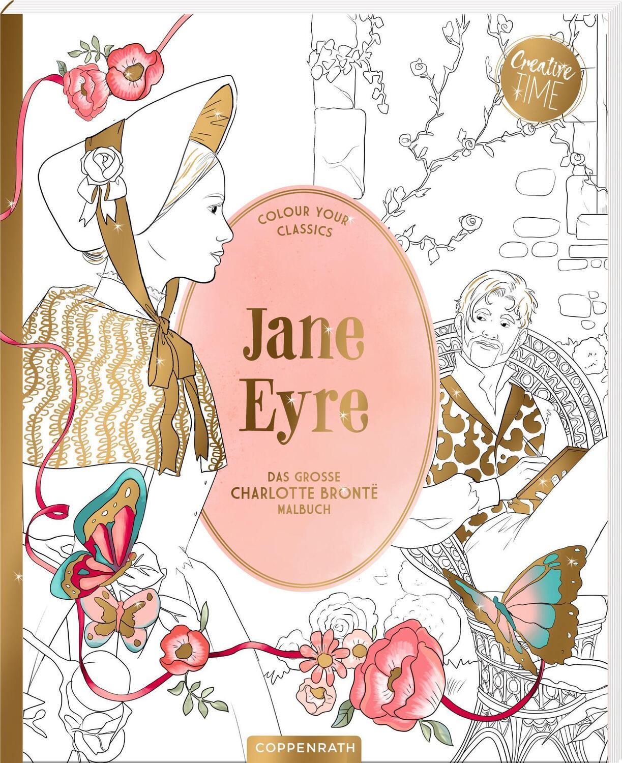 Cover: 4050003954516 | Jane Eyre - Das große Charlotte Brontë-Malbuch | Colour your Classics