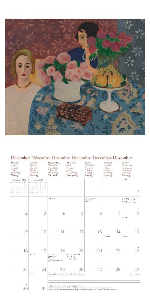 Bild: 4002725986764 | Henri Matisse 2024 - Wand-Kalender - Broschüren-Kalender - 30x30 -...