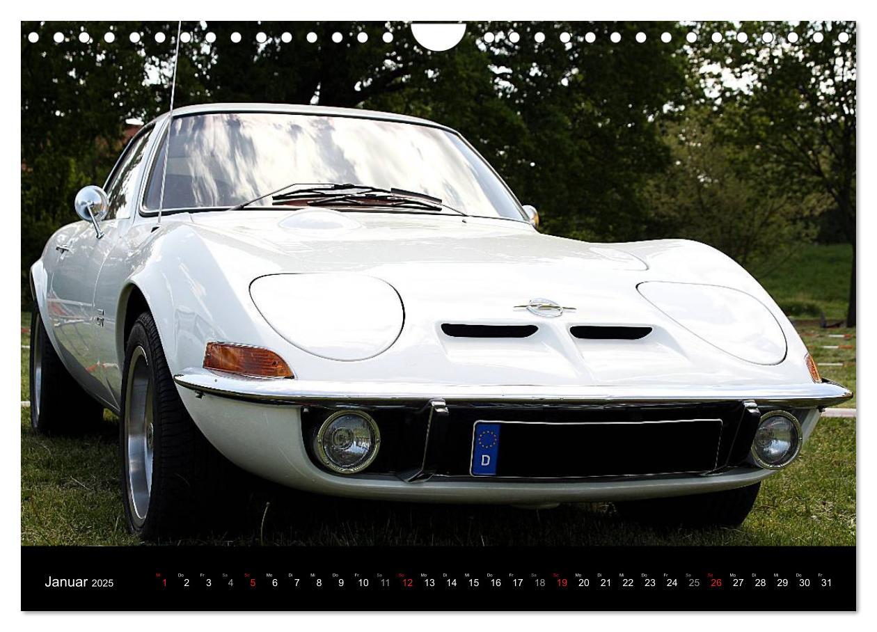 Bild: 9783435726707 | Opel GT Der Kalender (Wandkalender 2025 DIN A4 quer), CALVENDO...