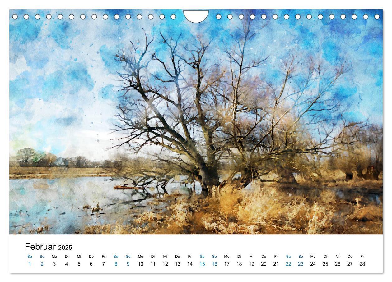 Bild: 9783435143474 | Havelland in Aquarell (Wandkalender 2025 DIN A4 quer), CALVENDO...