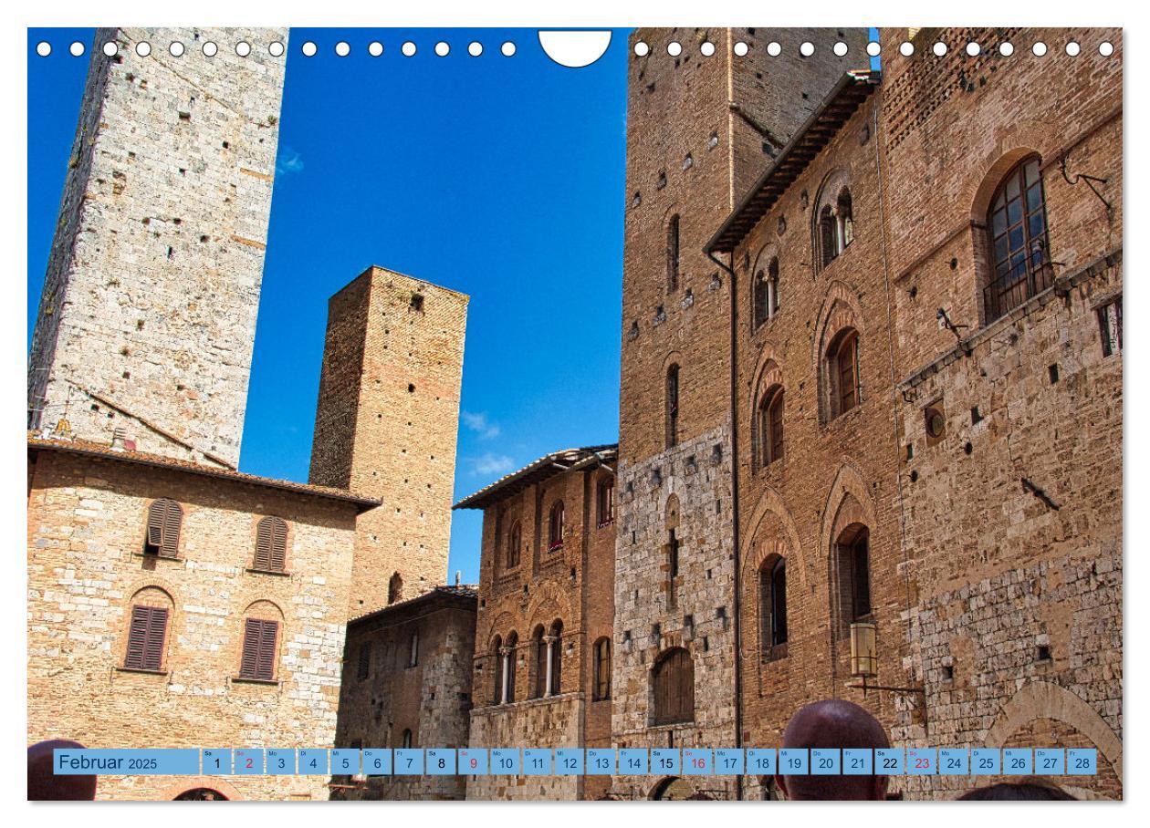 Bild: 9783383921520 | Impressionen aus San Gimignano (Wandkalender 2025 DIN A4 quer),...