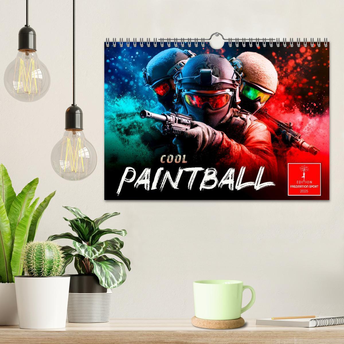 Bild: 9783457204573 | Paintball cool (Wandkalender 2025 DIN A4 quer), CALVENDO...