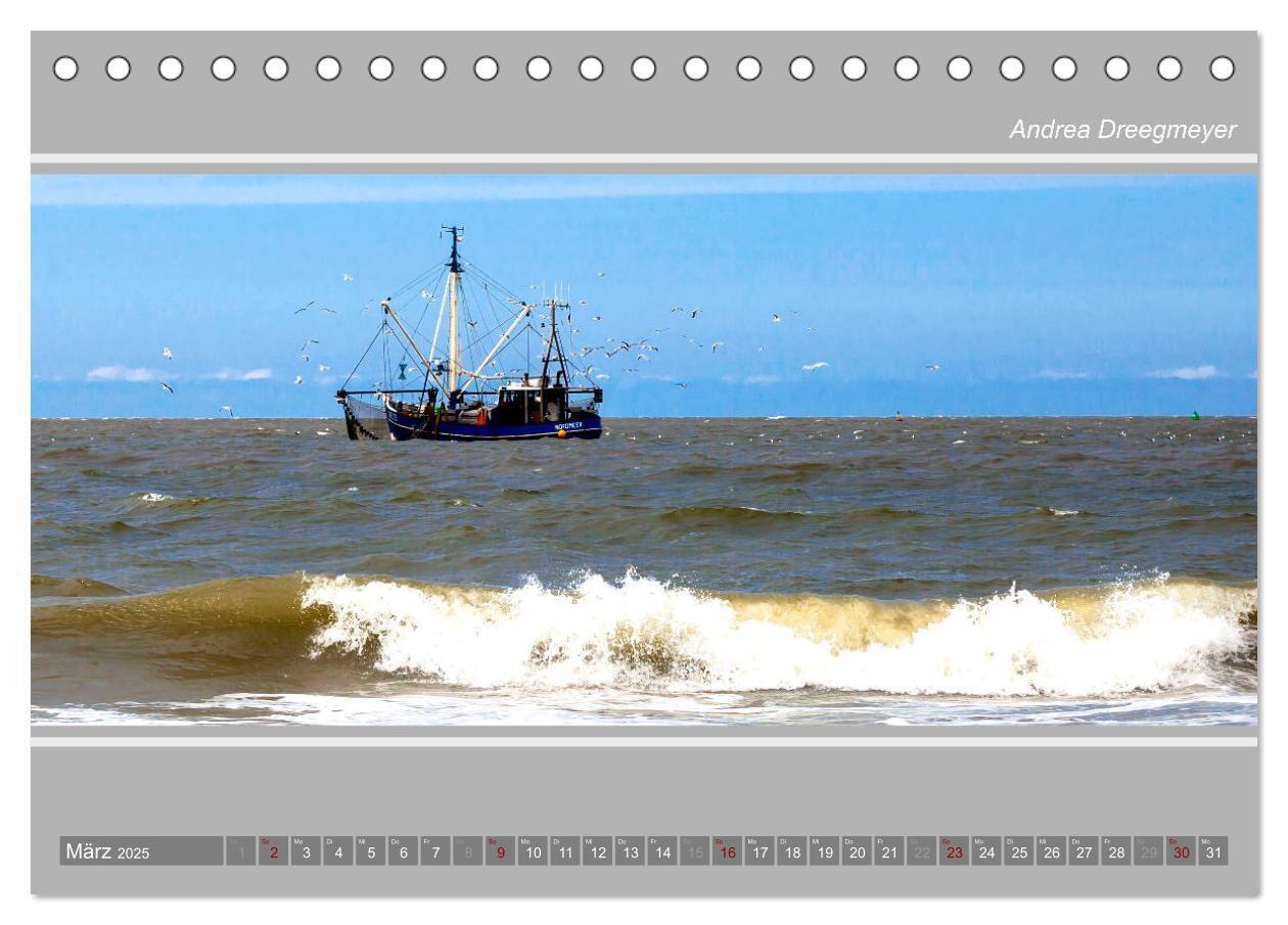 Bild: 9783435408368 | Norderney-Panorama (Tischkalender 2025 DIN A5 quer), CALVENDO...