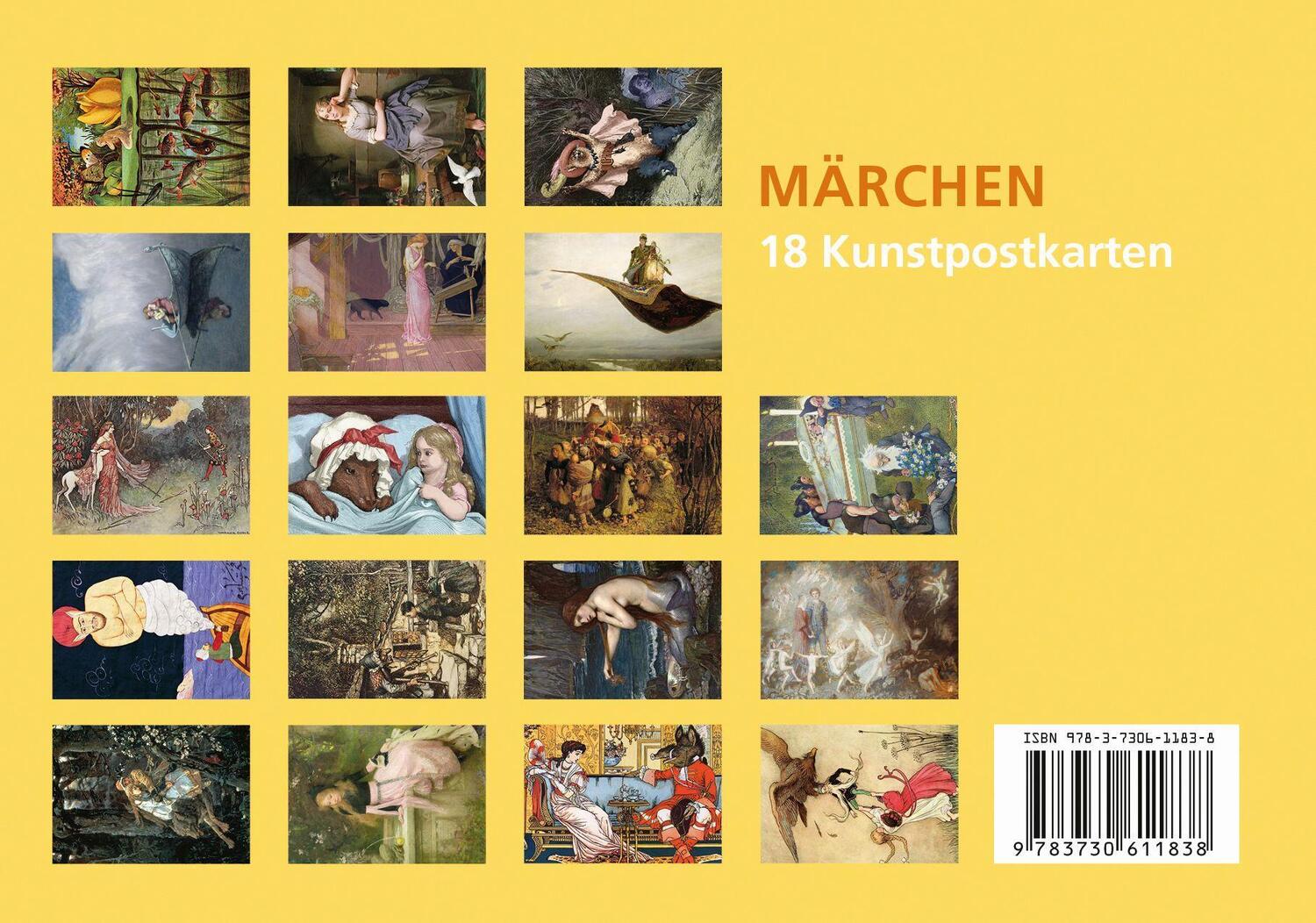 Bild: 9783730611838 | Postkarten-Set Märchen | 18 Kunstpostkarten | Anaconda Verlag | Stück