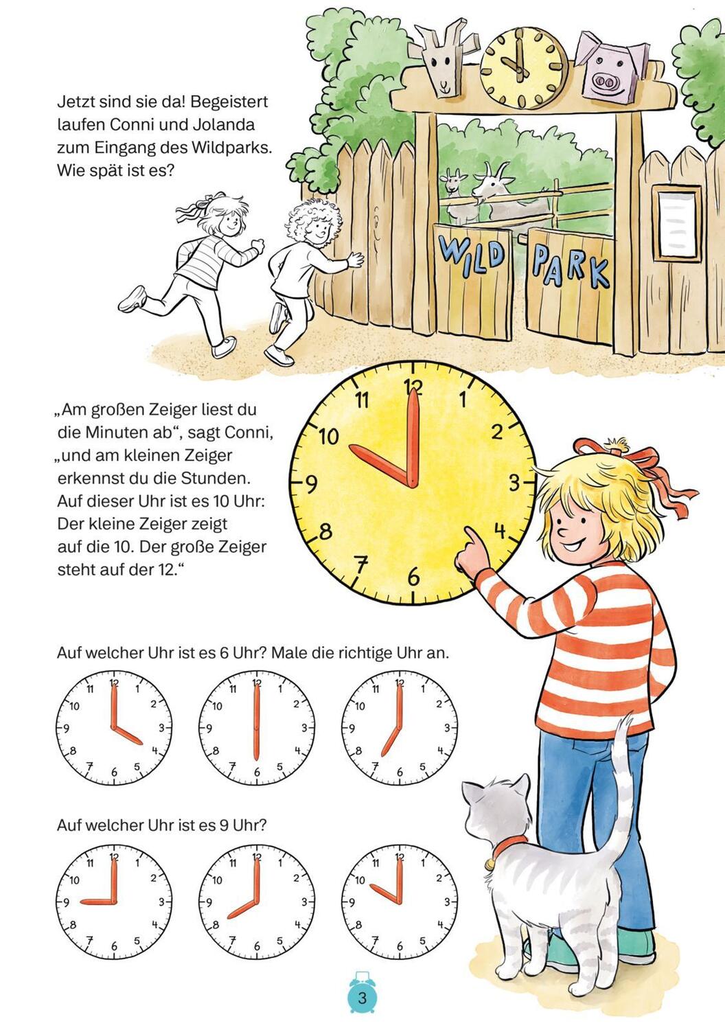 Bild: 9783551191311 | Conni Gelbe Reihe (Beschäftigungsbuch): Die Uhrzeit Der Klassiker...